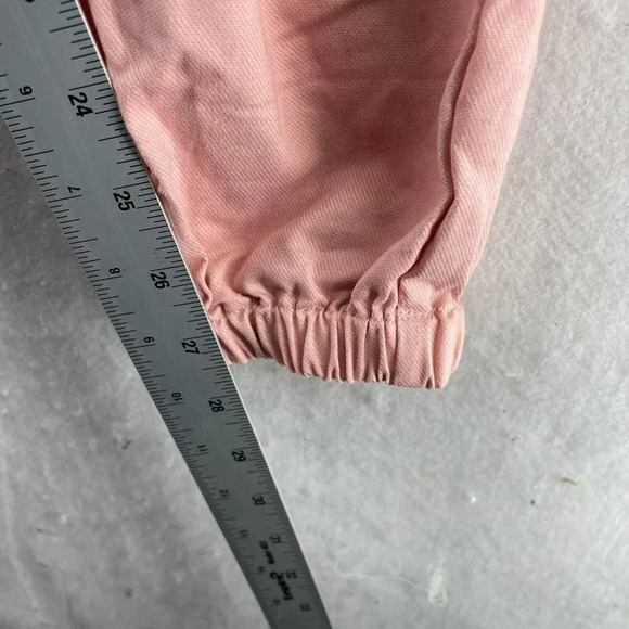 PrettyLittleThing Cargo Pants Women's Sz 2 Pink Pockets High-Rise Elastic Waist - Picture 5 of 13